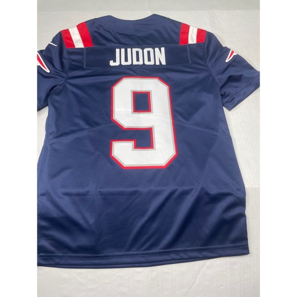 Nike NFL New England Patriots Matthew Judon 9 Jersey Navy Blue Mens Small S - Picture 12 of 12